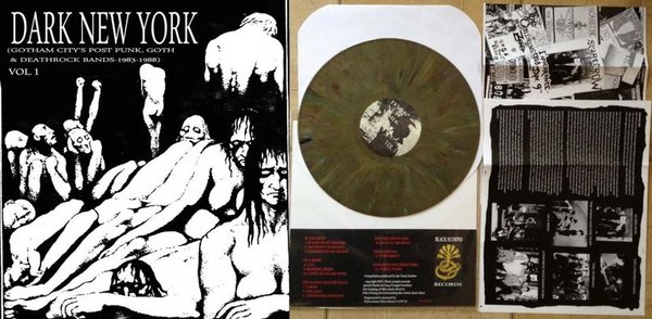 DARK NEW YORK (Gotham City's Post Punk, Goth, & Deathrock Bands 1983-1988) Vol. 1 (LP) Vinyl