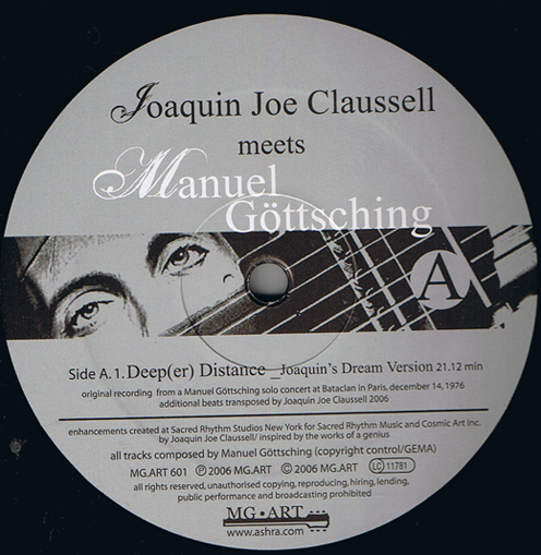 Manuel Göttsching meets Claussell EP Vinyl ltd.