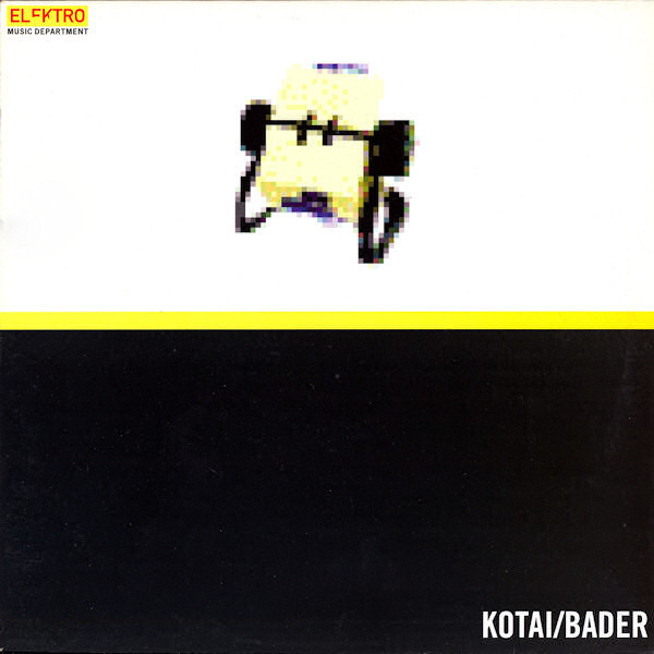 Kotai/Bader "So straight" (Elektro Musik Department) EP Vinyl
