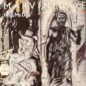 Marvin Gaye' Here  My Dear' Tamla Motown 2LP VG+